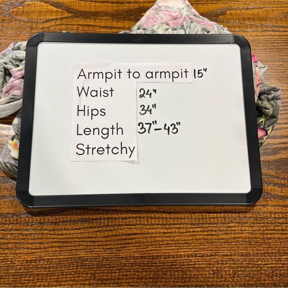 Vera Wang Tropical Floral print Sleeveless asymmetrical Dress Size extra small - Picture 12 of 15